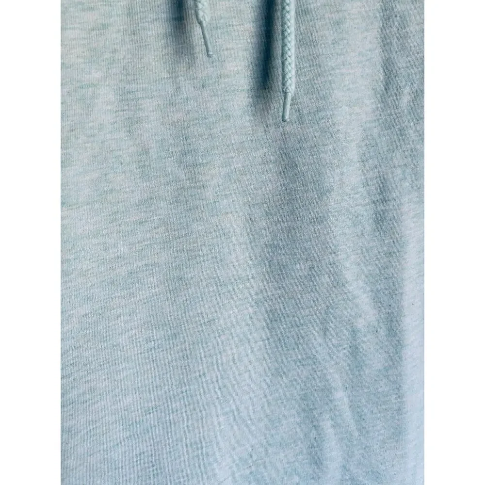 Vineyard Vines Logo Hooded Long Sleeve Tee Sz XS Green and Pink